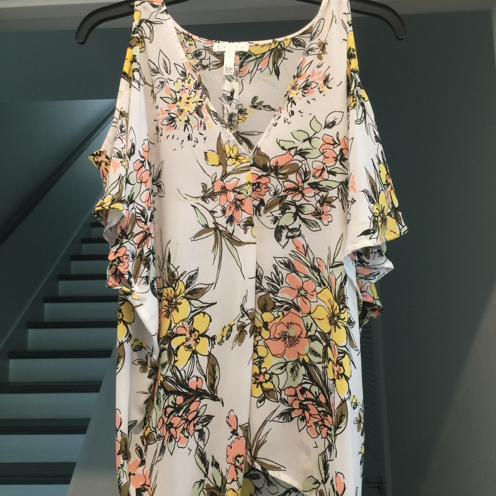 Floral Printed Flowy Top